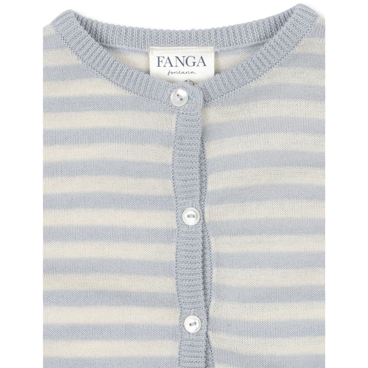 Konges Sløjd Fanga Gray Dawn Venti Knit Cardigan GOTS