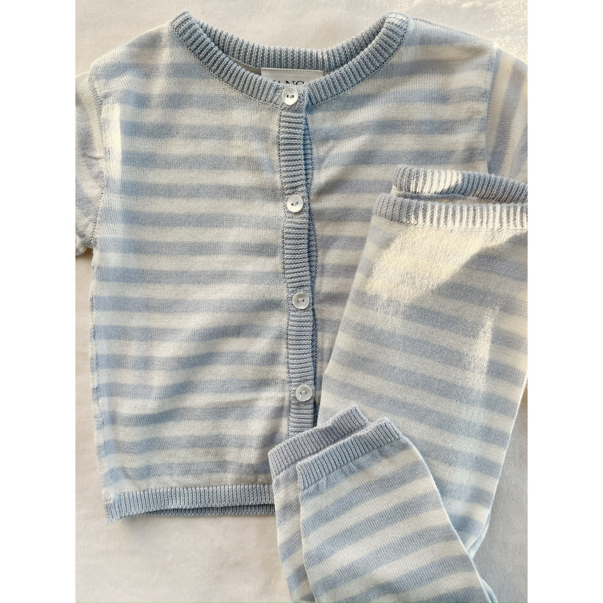 Konges Sløjd Fanga Gray Dawn Venti Knit Cardigan GOTS