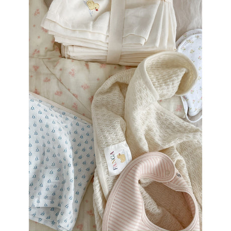 Konges Sløjd Blush Mix Fio Stripe 2 Pack Bibs OCS