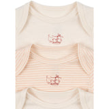 Konges Sløjd Blush Mix Fio Stripe 3 Pack Ls Body OCS