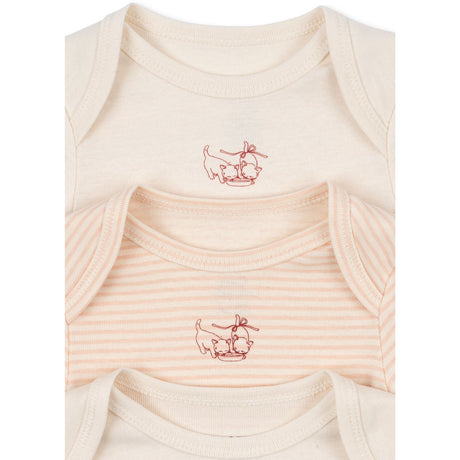 Konges Sløjd Blush Mix Fio Stripe 3 Pack Ls Body OCS