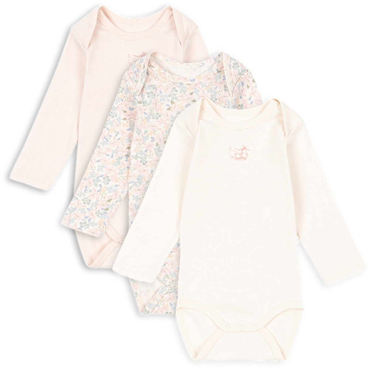 Konges Sløjd Prato Fiori Fio 3 Pack Ls Body OCS