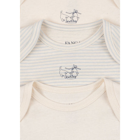 Konges Sløjd Blue Mix Fio Stripe 3 Pack Ls Body OCS