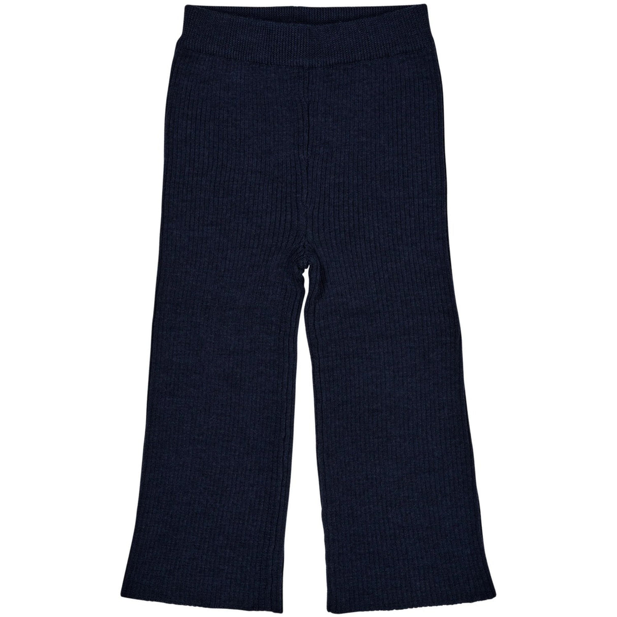 COPENHAGEN COLORS Navy Merino Wide Rib Pants