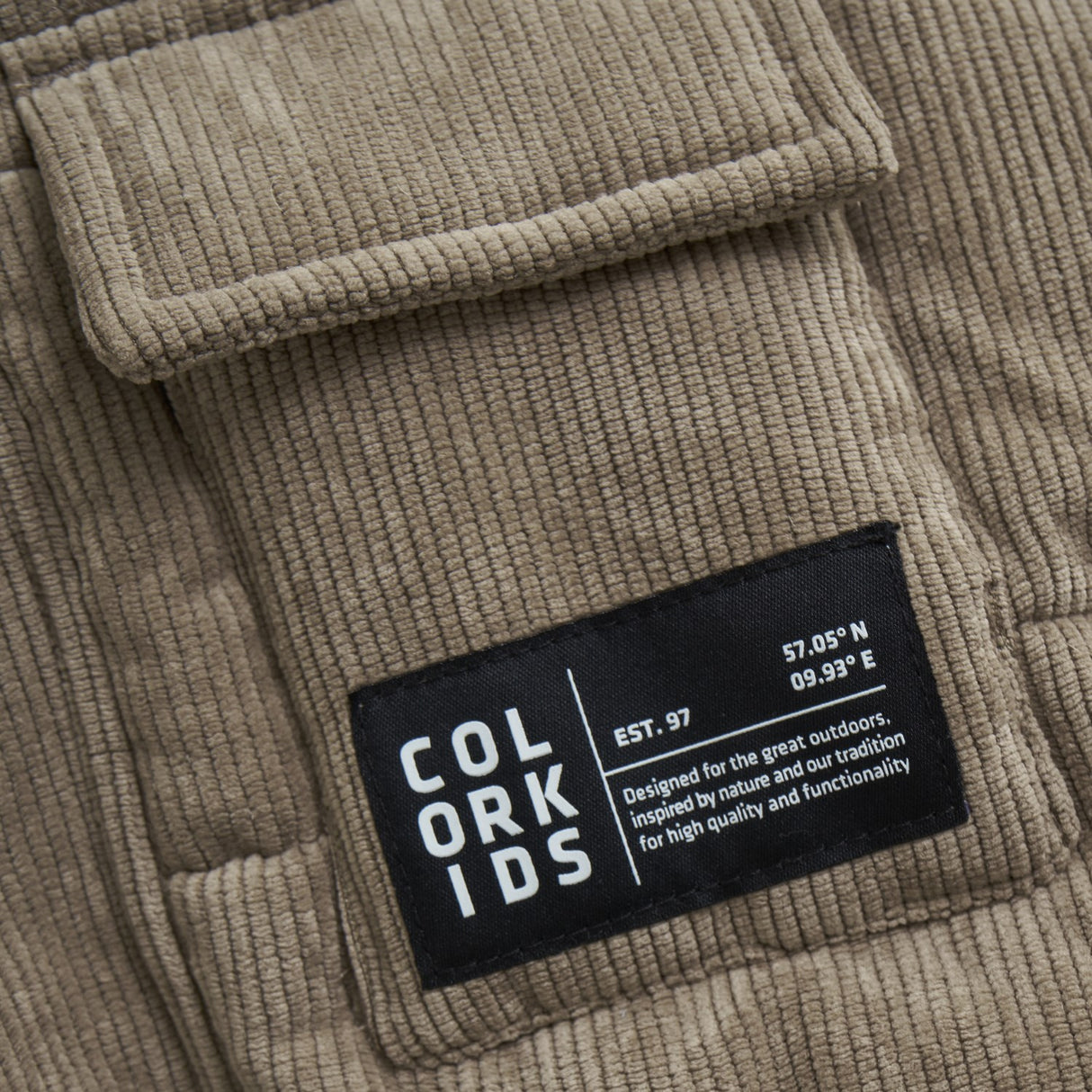 Color Kids Fossil Jr. Jacket W. String -Corduroy
