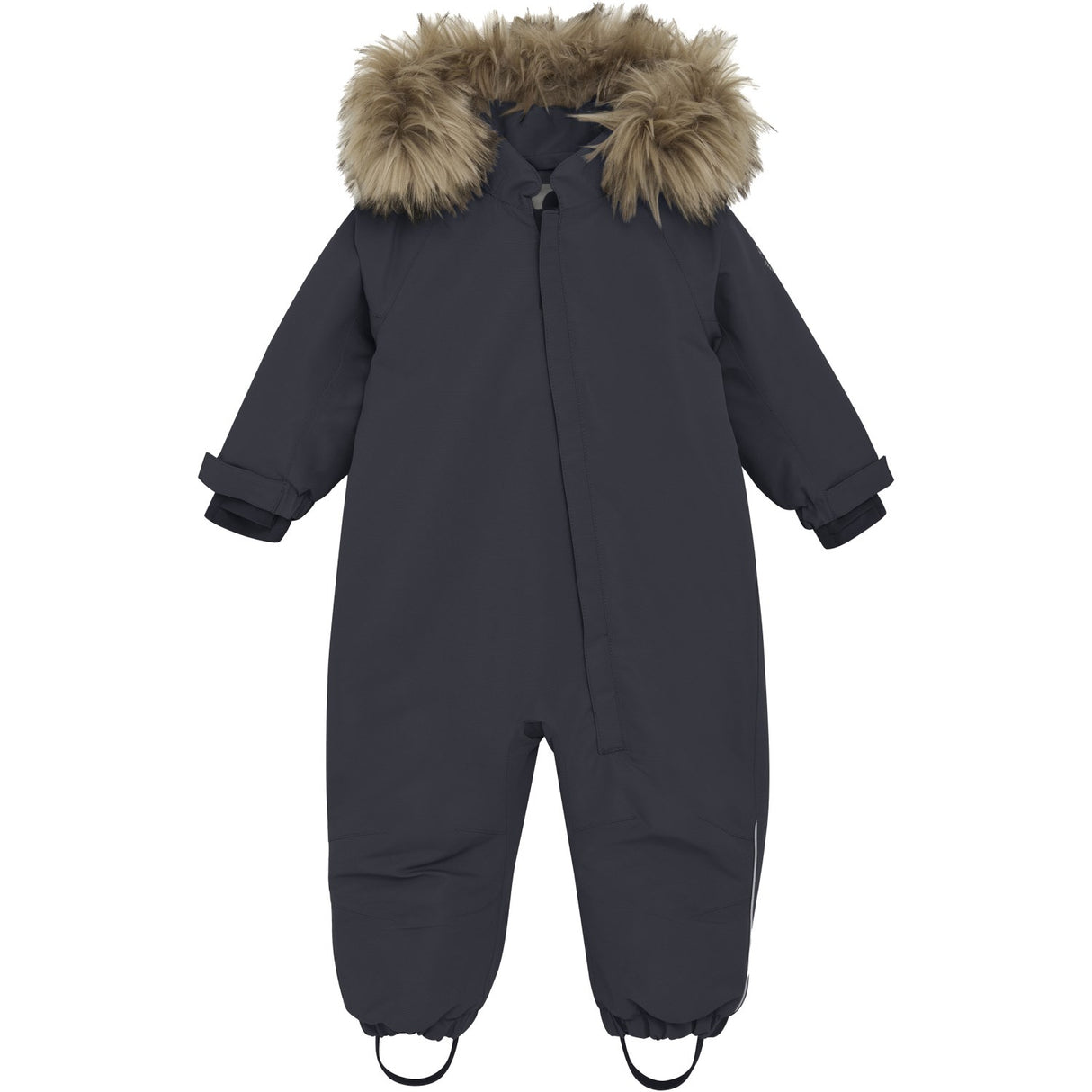 En Fant Ebony Baby Snowsuit W. Fake Fur