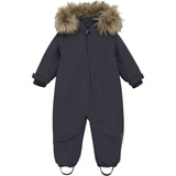 En Fant Ebony Baby Snowsuit W. Fake Fur