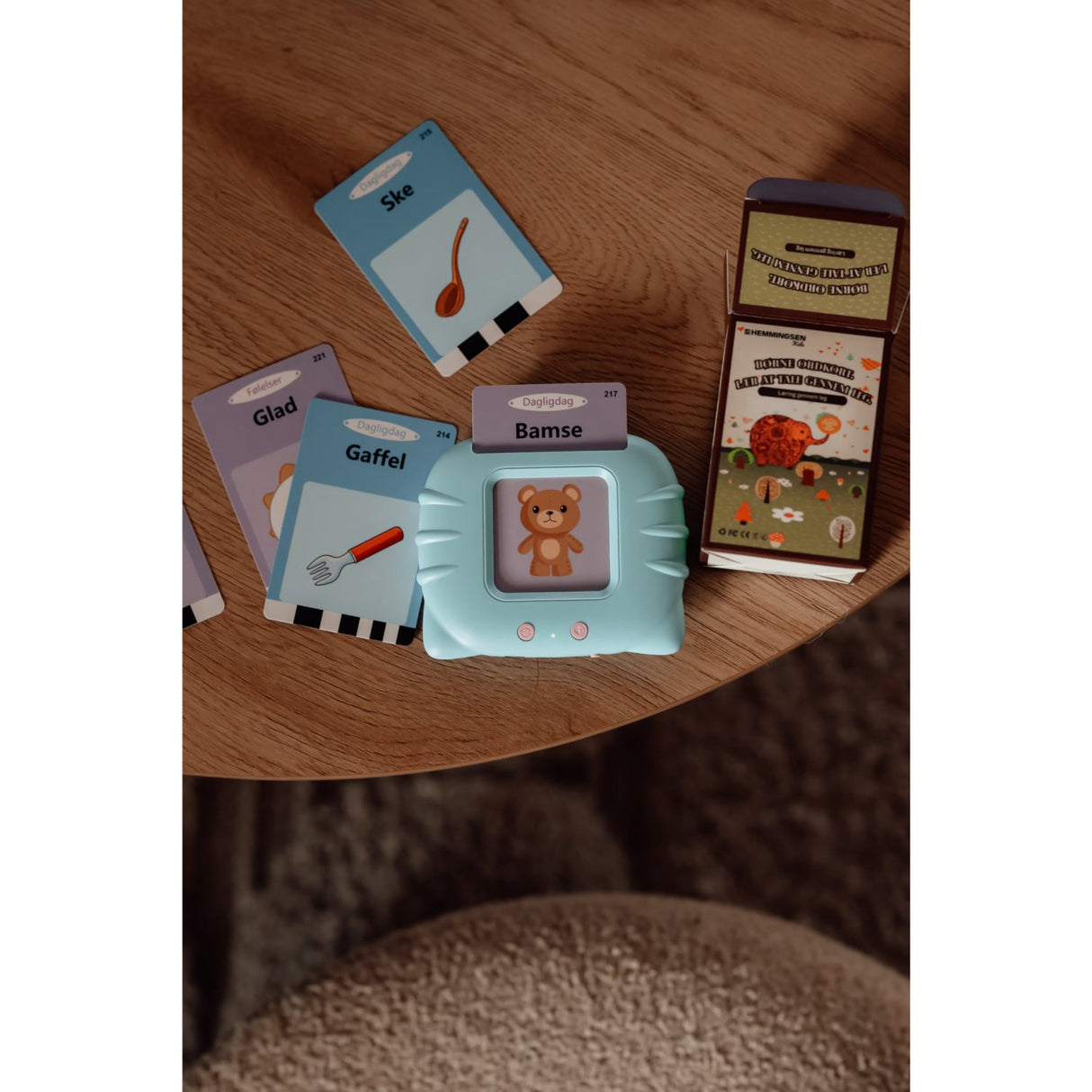 HEMMINGSEN 어린이 파란색 단어 쓰기 기계