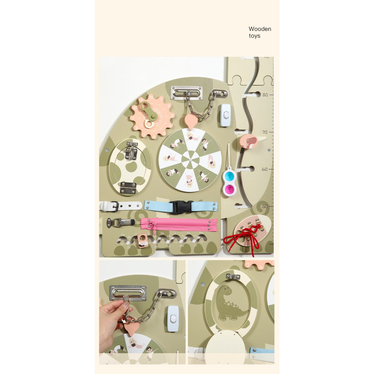 HEMMINGSEN 키즈 그린 롱넥 액티비티 보드