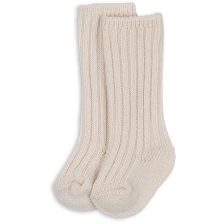 Konges Sløjd Off White Melange Lana Heavy Knitted Socks