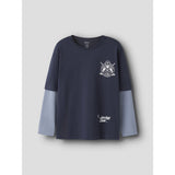 Name It Navy Blazer Skull Nkmvarto Ls Nreg Top