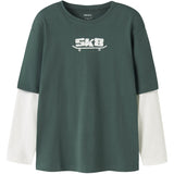 Name It Bistro Green Skate8 Nkmvarto Ls Nreg Top