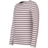 Name It Cloud Dancer Seal Brown + Keepsake Lilac Nkfvemma Glitter Ls Slim Top