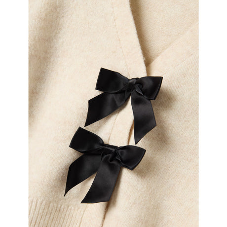 Name It Jet Stream Black Bow Nkfrina Ls Knit Card