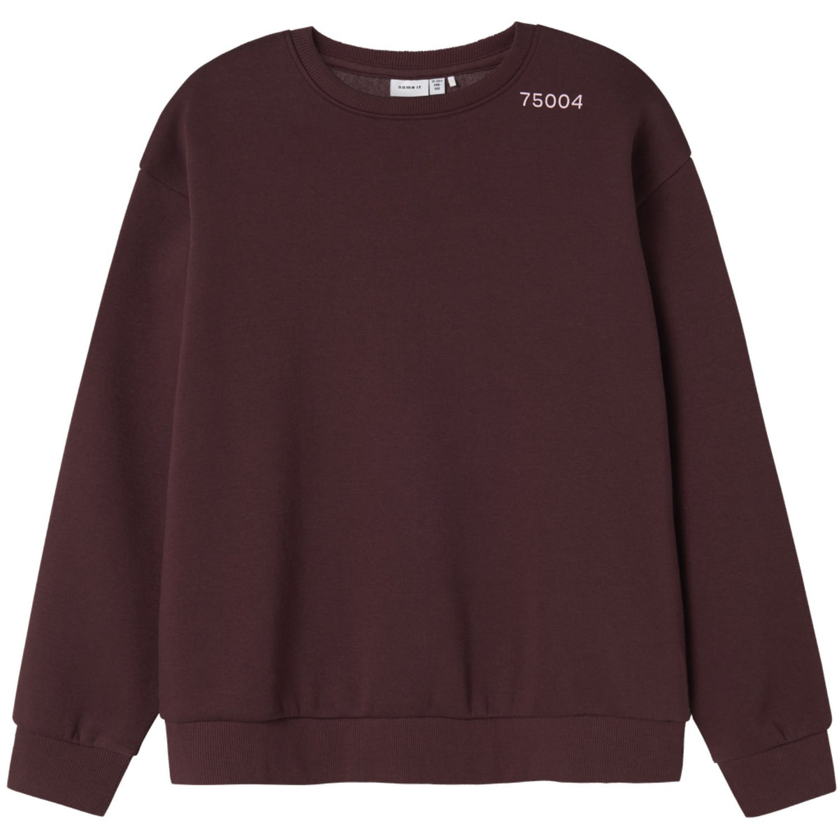 NAME IT Nkfviloui LS RLX Sweat Bru - Felpa Invernale Bambine E Ragazze, Girocollo, Maniche Lunghe, Morbida