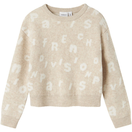 Name It Sandshell Nmfoline Ls Knit Bf