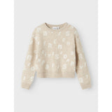 Name It Sandshell Nmfoline Ls Knit Bf