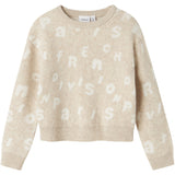 Name It Sandshell Nkfoline Ls Knit Bf