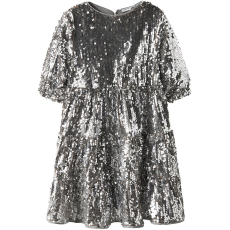 Name It Silver Nkfriscing 3/4 Sl Dress