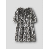 Name It Silver Nkfriscing 3/4 Sl Dress