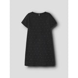 Name It Black Nkfronja Ss Sweat Dress Bru