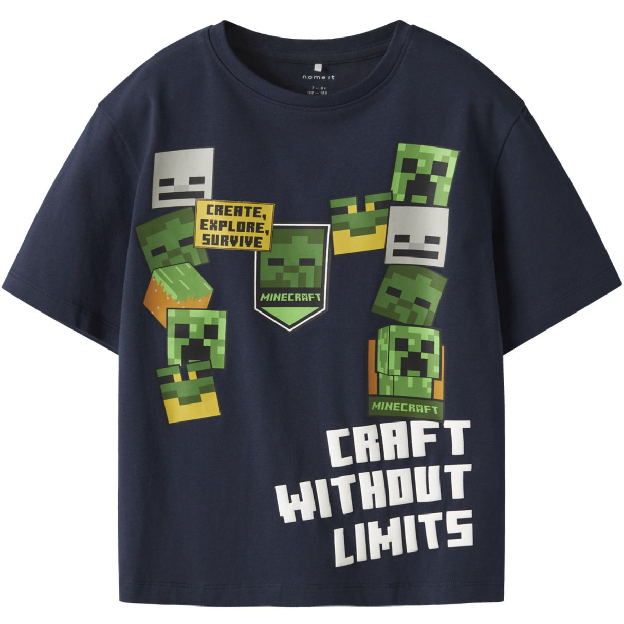 Name It Navy Blazer Nkmnels Minecraft Ss Nreg Top Box Bfu