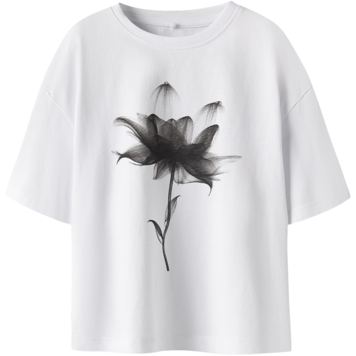 Name It Bright White Nkfsvea Ss Rlx Top Box