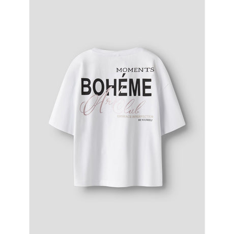 Name It Bright White Nkfsvea Ss Rlx Top Box