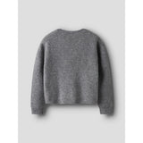 Name It Grey Melange Nkfsanie Ls Knit