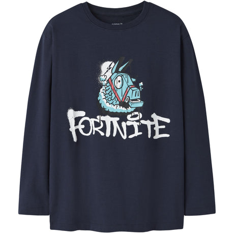 Name It Navy Blazer Nkmoxen Fortnite Ls Nreg Top Box Bfu