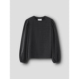 Name It Black Nkfroisin Ls Top