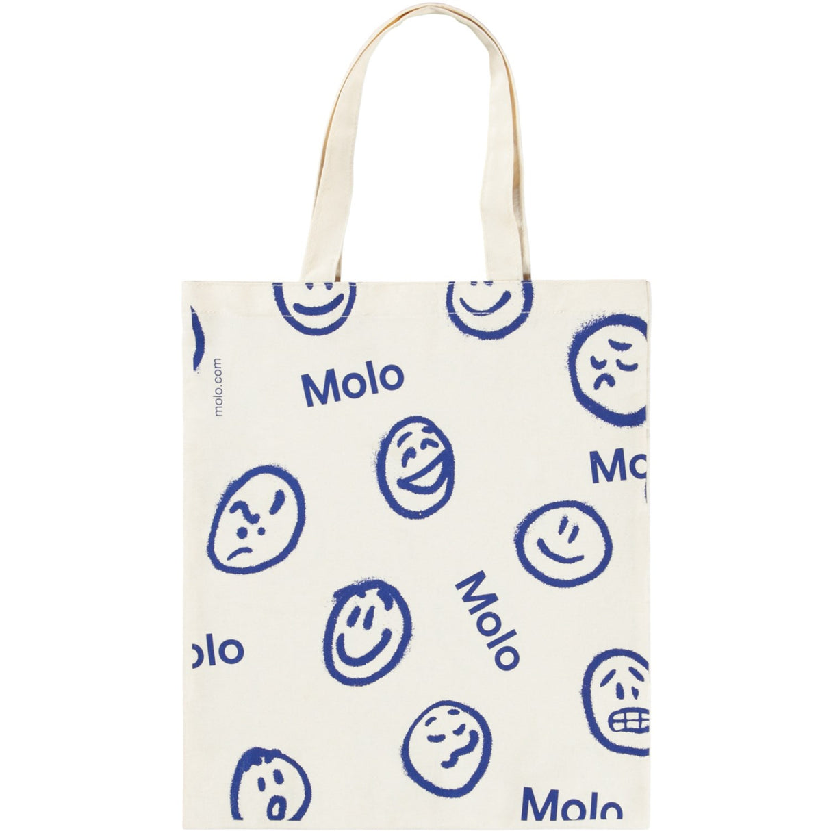 Molo Blue Smile Shopping Bag