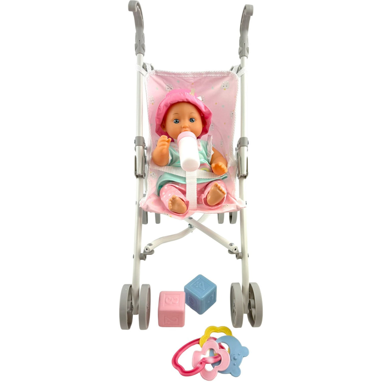 Happy Friend Lotta Doll 30 Cm With Stroller Set