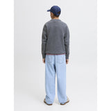 Jack & Jones Junior Dark Grey Melange Jornorrebro Knit Crew Neck Ln Jnr