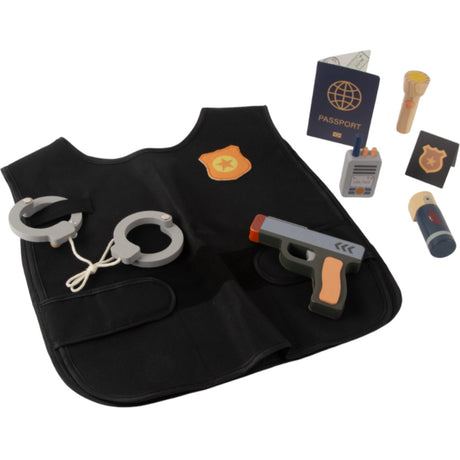 Dantoy Politimand Set Wood I Gift Box 8 Dele