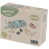 Dantoy Tandlæge Set Wood I Gift Box 19 Dele