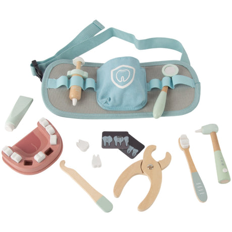 Dantoy Tandlæge Set Wood I Gift Box 19 Dele