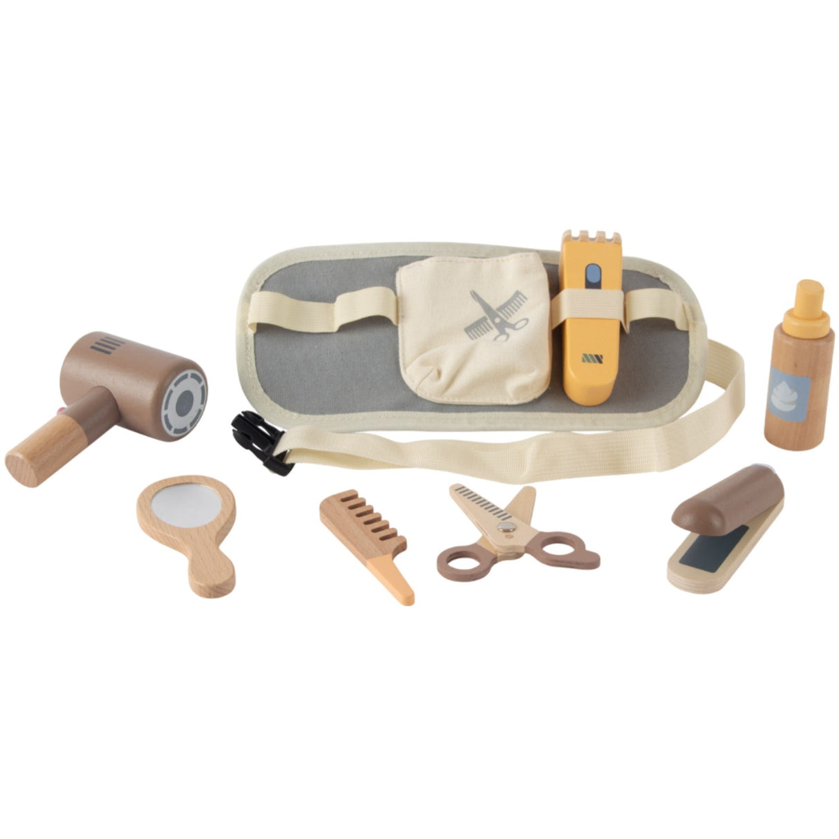 Dantoy Barber Set Wood I Gift Box 8 Dele