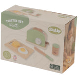 Dantoy Toaster-Sæt Wood I Gift Box 9 Dele