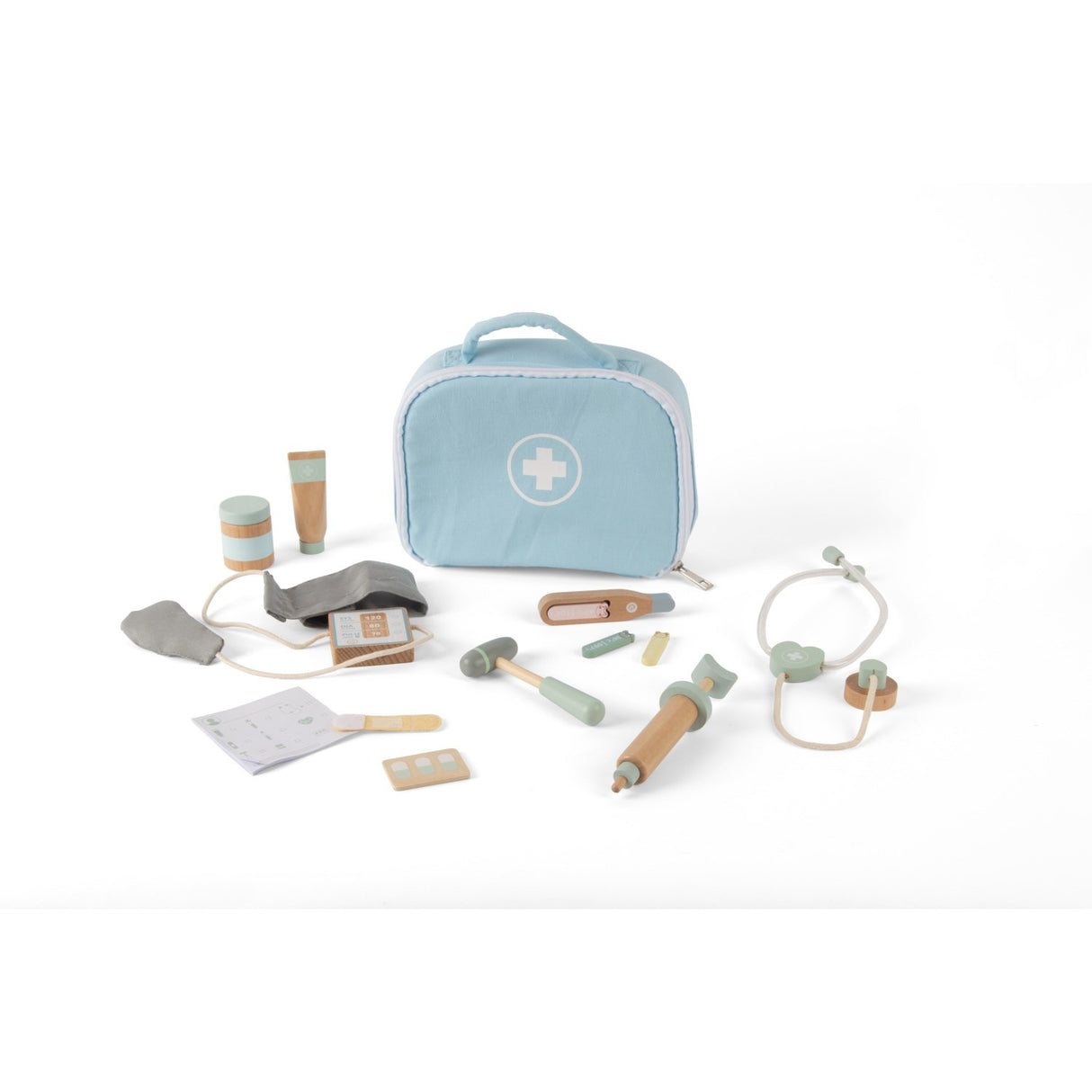 Dantoy Læge Set Wood I Gift Box 14 Dele