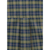 Konges Sløjd Laurel Blue Check Cara Ls Shirt GOTS