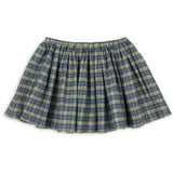 Konges Sløjd Laurel Blue Check Terre Skirt GOTS