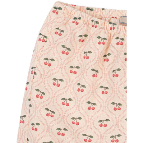 Konges Sløjd Cherry Pink Motif Cianna Pants GOTS