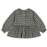 Konges Sløjd Laurel Blue Check Terre Blouse GOTS