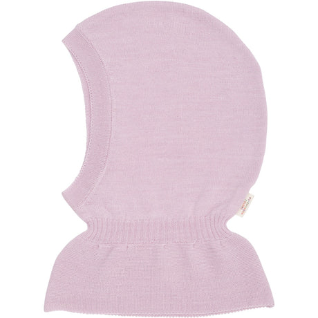 COPENHAGEN COLORS Lavender Lt. Knitted Merino Balaclava With Frill