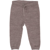 COPENHAGEN COLORS Natural Mel Merino Baby Leggings In Garter Stitch