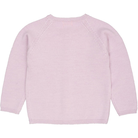 COPENHAGEN COLORS Lavender Merino Knitted Cardigan