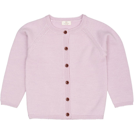 COPENHAGEN COLORS Lavender Merino Knitted Cardigan