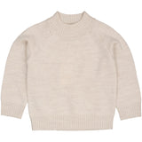 COPENHAGEN COLORS Pale Cream Mel. Pull Over W Turtle Neck