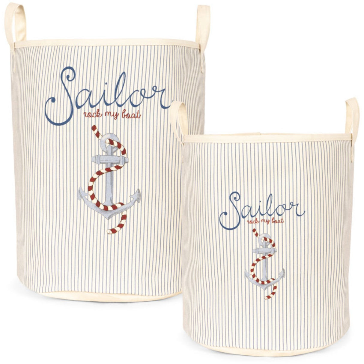 Konges Sløjd Sailor Stripe Toy Storage Bags Set